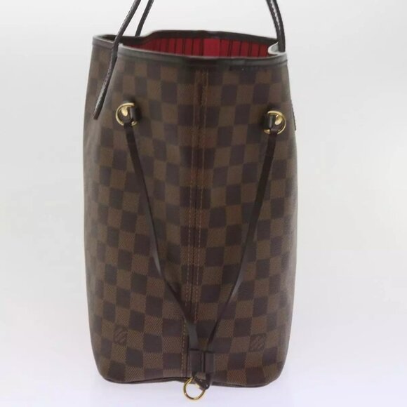 LOUIS VUITTON Damier Ebene Neverfull MM Tote Bag LV Auth - Picture 4 of 16